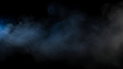 Diffuse smoke isolated overlay on a clean background for creating realistic foggy and atmospheric design effects