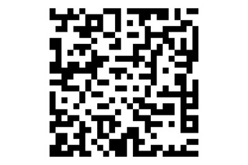 Abstract digital pattern of black and white pixels. This geometric background represents data, technology, or a modern design.