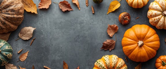 Autumn Harvest Palette. A Study in Texture, Color, and Organic Forms.,