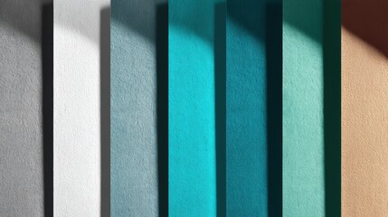 Kanban Recipe Template with Embossed Columns on Tabletop