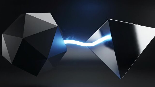 3d graphic of a business graph on black background