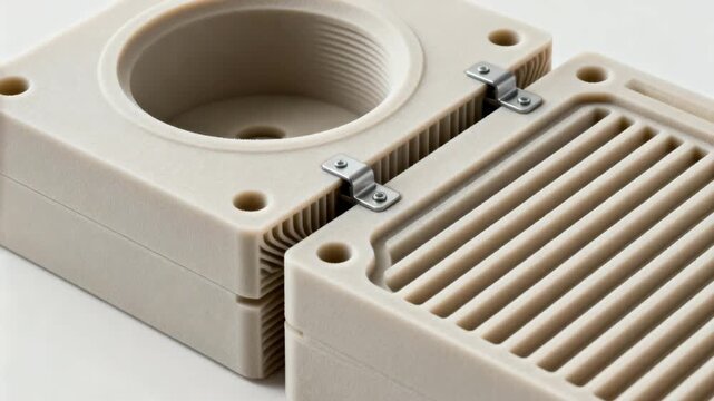 Medium view showcasing precise fitting of 3D printed appliance parts highlighting innovative repair solutions and durability.
