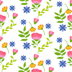 Floral seamless pattern design