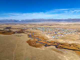river in the yellow valley