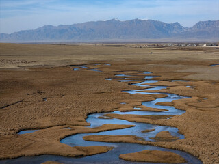 river in the yellow valley
