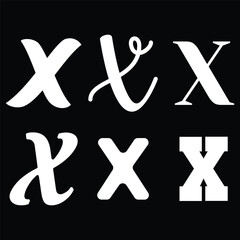 Letter X monogram, X initial design, Monogram X, Fancy letter X, Script letter X, Cursive X monogram, Floral letter X, Decorative X, Vintage letter X, Modern letter X, Elegant X monogram, Calligraphy 
