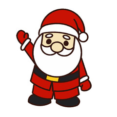 Christmas Cartoon Santa Claus | Cute Ilustration