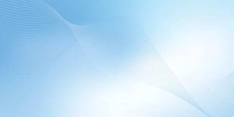 Beautiful Flowing Summer Color Abstract Background. Sky blue and cream gradient mesh background. Refreshing abstraction artwork. Vector Illustration.