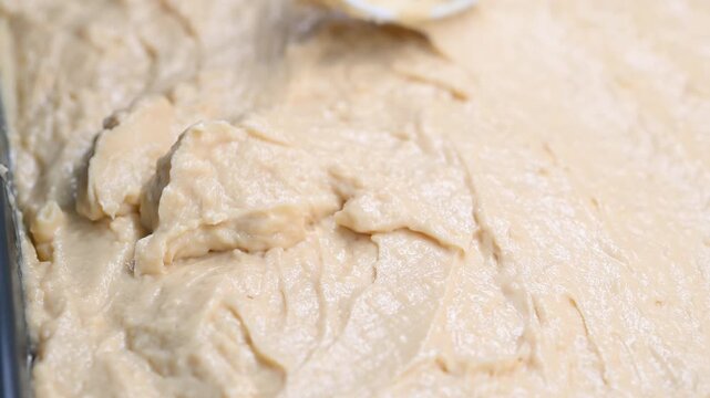 Fresh b&eacute;chamel sauce covers pasta.