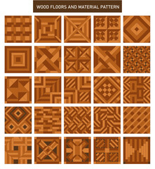 vector wood floor and materail paatten brown color.ai