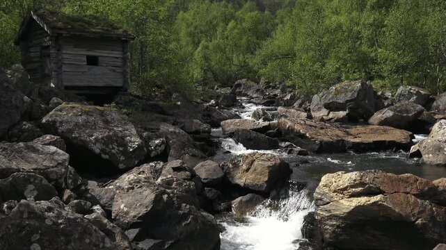 Old mill by a river