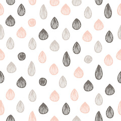 北欧風の抽象的なシームレスパターン