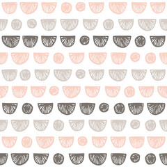 北欧風の抽象的なシームレスパターン