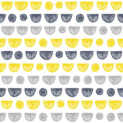 北欧風の抽象的なシームレスパターン