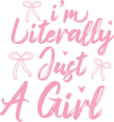 Girly Valentine PNG, Pink Girly Bow Png