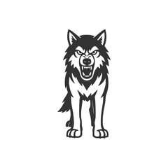 Wolf Vector Arctic Fractured Edge