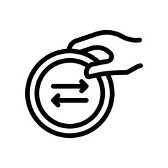 transaction line icon