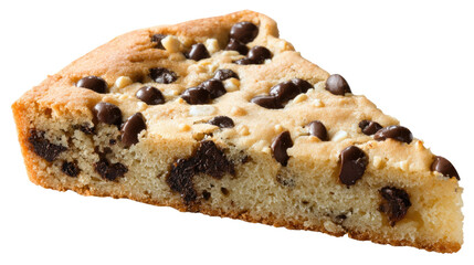 Slice of Chocolate Chip Cookie Cake