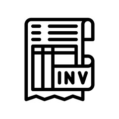 invoice line icon