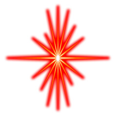 A red pencil and a yellow pencil isolated on a white background serve as colorful drawing tools for school art, education, and office design