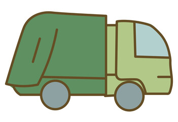 Garbage Collection Truck for Waste Management and Environmental Public Service