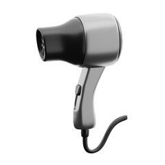 Hair dryer 3d illustration