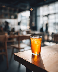 Non carbonated drinks. still beverages served in a restaurant