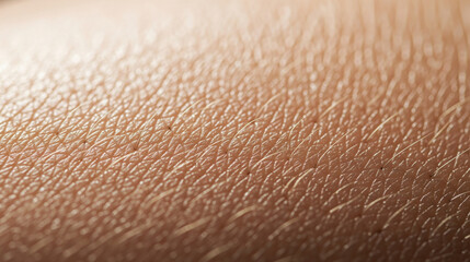 Extreme Close-up of Healthy Human Skin Texture and Pores