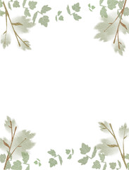 Naklejka premium cute abstract watercolor illustration of white cloud blue sky, flower garden field, green forest, meadow hill scenery background wallpaper