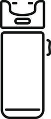Stun gun outline icon representing personal self defense and protection