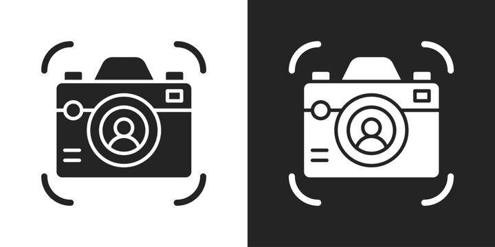 Proctoring Tools Icon In Black And White Glyph Style