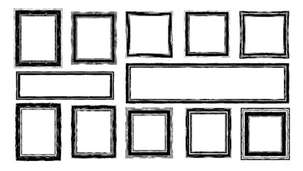 Abstract Geometric Frame Composition for Modern Design Projects