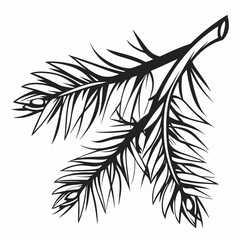 black silhouette of tree