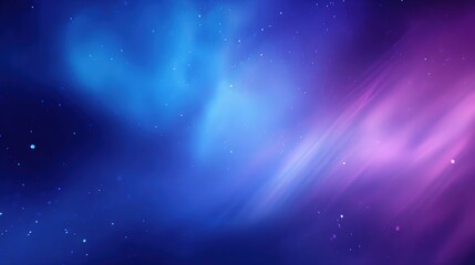 Obraz premium Abstract blue and purple space nebula