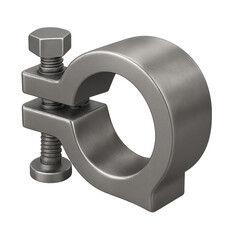 Metal Pipe Clamp with Bolts and Screws