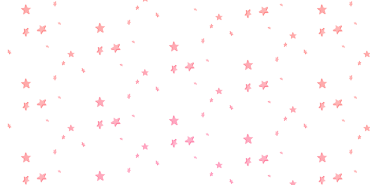 A seamless white background with a lovely pattern of pink stars of various sizes	 - Powered by Adobe
