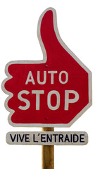 panneau auto stop, PNG format 9:16