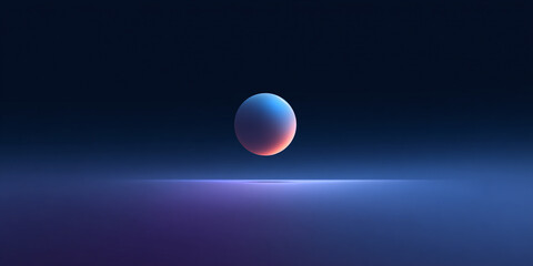 abstract space background of planet and ring