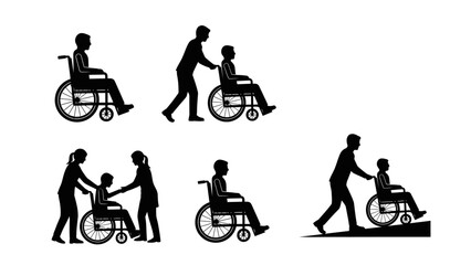 Obraz premium family on bicycle