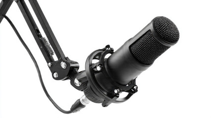 Studio Microphone on White
