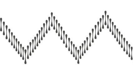 Zigzag Pattern: An abstract illustration showcasing a repeating zigzag pattern, created from a series of interconnected, stylized elements forming a dynamic, symmetrical design. 