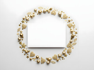 Obraz premium Holiday decoration frame with empty space for text