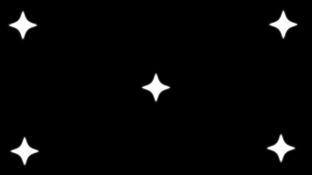 firework,ribbon july,explosion,Glowing sparkling stars effect animated with alpha channel black screen background.star blinking,white cartoon, flat,vector,doodles style stars blinking.4K Animation