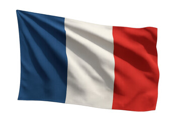 Obraz premium France national flag fluttering, symbol of french identity, country patriotism, national sovereignty, tricolor colors
