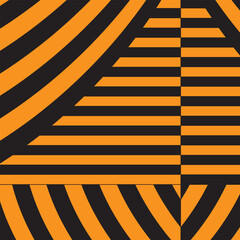 Abstract yellow and black striped background with a grunge texture that represents caution and danger