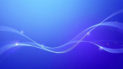 Abstract blue wave background