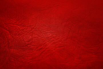 Beautiful red background with leather texture