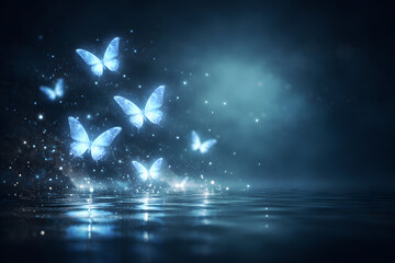 abstract blue background