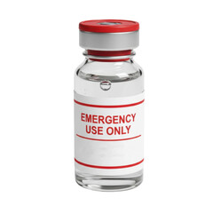 Emergency use only medical vial