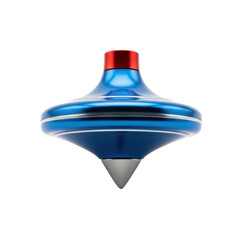 Blue spinning top toy